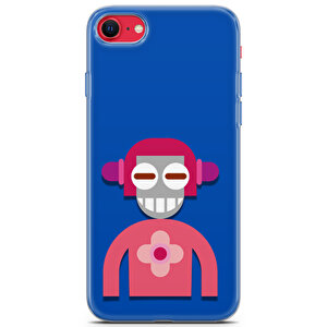 Apple Iphone Se 2022 Uyumlu Kılıf Popart 13 Koruma Pembe Kulak