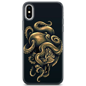 Apple Iphone Xs Max Uyumlu Kılıf Wild 19 Cover Ahtapot