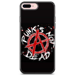 Apple Iphone 7 Plus Uyumlu Kılıf Punky 15 Fit Koruma Punk's Not Dead