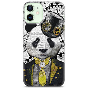 Apple Iphone 12 Uyumlu Kılıf Panda 05 Bumper