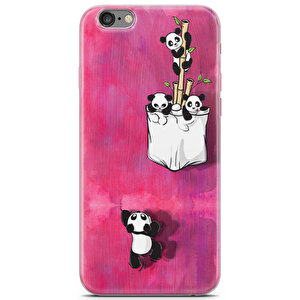 Apple Iphone 6 Uyumlu Kılıf Panda 33 Desenli