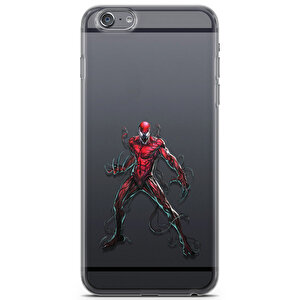 Apple Iphone 6 Plus Uyumlu Kılıf Heroes 08 Koruyucu Kapak Venom Şeffaf