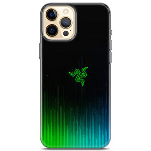 Apple Iphone 12 Pro Uyumlu Kılıf Mista Razer Wall Silikon