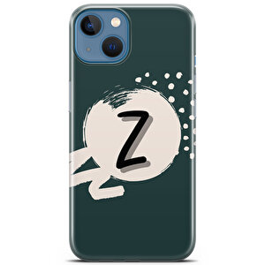 Apple Iphone 13 Uyumlu Kılıf Vyzqw-21 Z Harfi Daireli