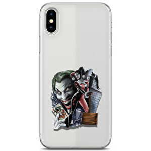 Apple Iphone X Uyumlu Kılıf Heroes 01 Telefon Kılıfı Joker Şeffaf