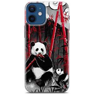Apple Iphone 12 Mini Uyumlu Kılıf Panda 15 Soft