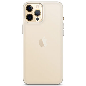 Apple Iphone 12 Pro Uyumlu Kılıf Şeffaf Kapak Kalın Silikon Koruma