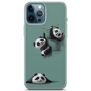 Apple Iphone 12 Pro Max Uyumlu Kılıf Panda 25 Case