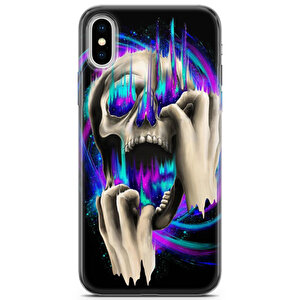Apple Iphone Xs Max Uyumlu Kılıf Wild 39 Hybrid Skull