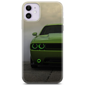 Apple Iphone 11 Uyumlu Kılıf Mista Green Cars Koruma