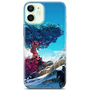 Apple Iphone 12 Uyumlu Kılıf Tron 27 Glossy Ağaç