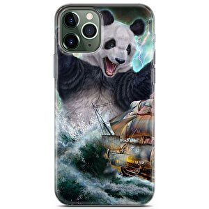 Apple Iphone 11 Pro Max Uyumlu Kılıf Panda 47 Full Hd