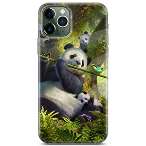 Apple Iphone 11 Pro Max Uyumlu Kılıf Panda 16 Cover