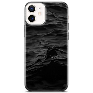 Apple Iphone 12 Mini Uyumlu Kılıf Mista Black Sea Hd