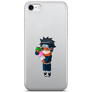 Apple Iphone 8 Uyumlu Kılıf Naruto 33 Cover Şeffaf
