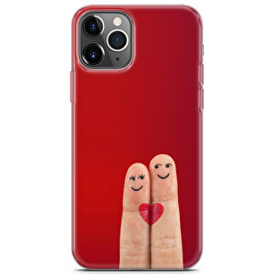 Apple Iphone 11 Pro Max Uyumlu Kılıf Mista Finger Love Cover