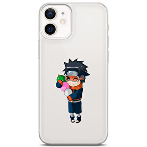 Apple Iphone 12 Mini Uyumlu Kılıf Naruto 33 Kap Şeffaf