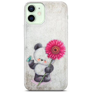 Apple Iphone 12 Uyumlu Kılıf Panda 09 Kap