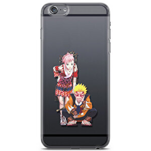 Apple Iphone 6 Plus Uyumlu Kılıf Naruto 44 Kapak Şeffaf