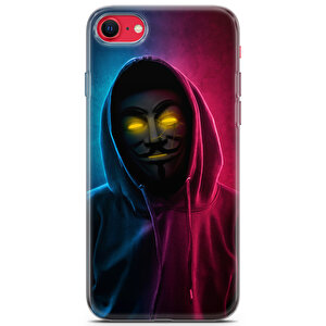 Apple Iphone Se 2022 Uyumlu Kılıf Tron 23 Renkli Anonymous