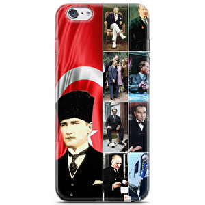Apple Iphone 6 Uyumlu Kılıf Mista Atatürk 8li Kolaj Koruma