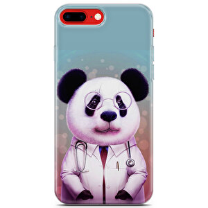 Apple Iphone 8 Plus Uyumlu Kılıf Panda 20 Bumper