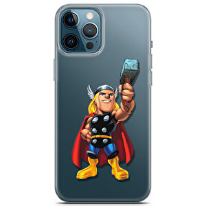 Apple Iphone 12 Pro Max Uyumlu Kılıf Heroes 37 Koruma Thurs Şeffaf