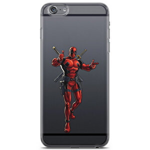 Apple Iphone 6s Plus Uyumlu Kılıf Heroes 27 Silicone Deadpool Şeffaf