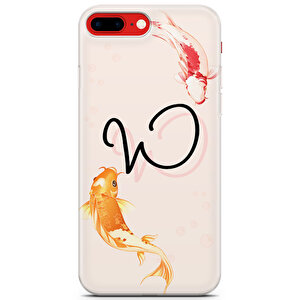 Apple Iphone 8 Plus Uyumlu Kılıf Vyzqw-42 W Harfi Nemo Balık