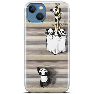 Apple Iphone 13 Uyumlu Kılıf Panda 38 Kab