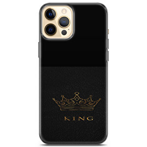 Apple Iphone 12 Pro Uyumlu Kılıf Mista Crown Sert Silikon