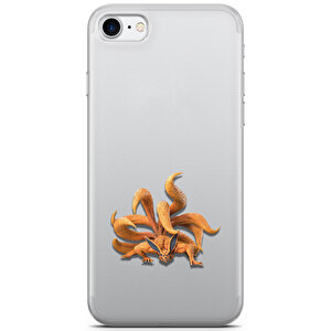 Apple Iphone 8 Uyumlu Kılıf Naruto 28 Hybrid Şeffaf