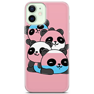 Apple Iphone 12 Uyumlu Kılıf Panda 01 Fit