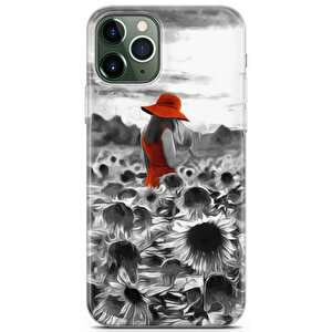 Apple Iphone 11 Pro Max Uyumlu Kılıf Black Red-20 Kabı Kırmızı Kıyafet