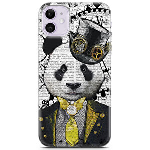 Apple Iphone 11 Uyumlu Kılıf Panda 05 Soft