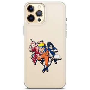 Apple Iphone 12 Pro Uyumlu Kılıf Naruto 15 Sert Silikon Şeffaf