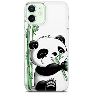 Apple Iphone 12 Uyumlu Kılıf Panda 42 Hd