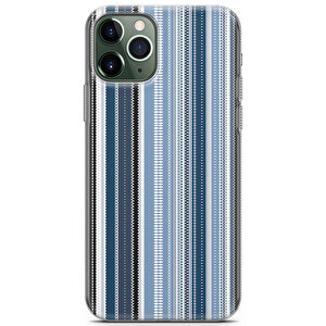 Apple Iphone 11 Pro Max Uyumlu Kılıf Black Blue-48 Glossy Uzamsal