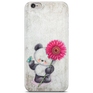 Apple Iphone 6 Plus Uyumlu Kılıf Panda 09 Tpu