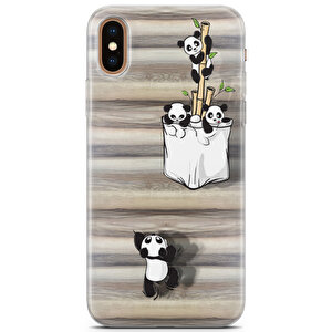 Apple Iphone Xs Max Uyumlu Kılıf Panda 38 Kapak