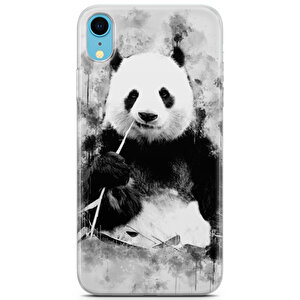 Apple Iphone Xr Uyumlu Kılıf Panda 18 Tam Koruma