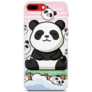 Apple Iphone 8 Plus Uyumlu Kılıf Panda 41 Fit