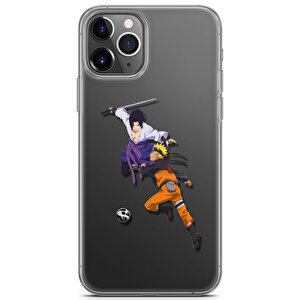 Apple Iphone 11 Pro Max Uyumlu Kılıf Naruto 35 Telefon Kabı Şeffaf