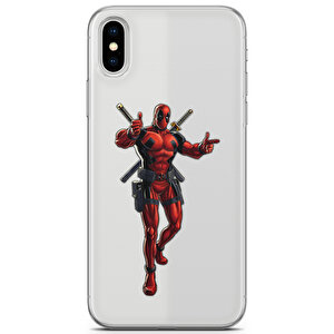 Apple Iphone Xs Max Uyumlu Kılıf Heroes 27 Koruma Kılıfı Deadpool Şeffaf