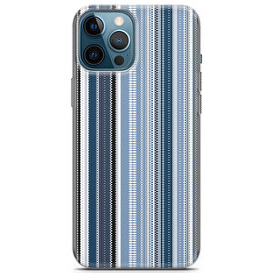 Apple Iphone 12 Pro Max Uyumlu Kılıf Black Blue-48 Glossy Uzamsal