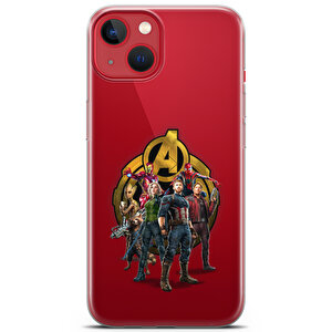Apple Iphone 13 Mini Uyumlu Kılıf Heroes 25 Full Hd Avengers Infinity War Şeffaf
