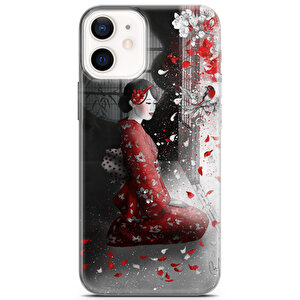 Apple Iphone 12 Mini Uyumlu Kılıf Asian 30 Kap Geisha