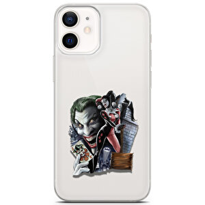 Apple Iphone 12 Mini Uyumlu Kılıf Heroes 01 Bumper Joker Şeffaf