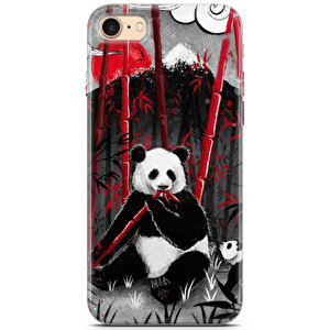 Apple Iphone 7 Uyumlu Kılıf Akira 20 Soft Şeker Kamışı Panda