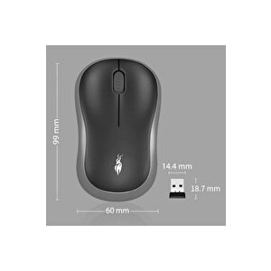 Shaza Ms10 Sessiz Kablosuz Optik Mouse
